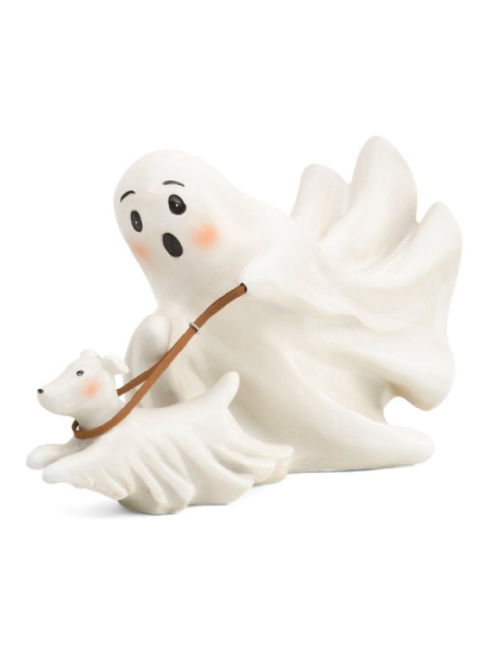 GOBLIN & GHOUL 11.5in Ghost With Ghost Dog Decor - NIB